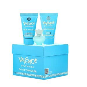 Versace Dylan Turquoise Womens Mini Scent Trio Gift Set NIB